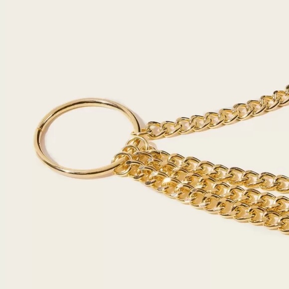 O-ring Liked Layered Chain Waist Belt - Picture 8 of 8